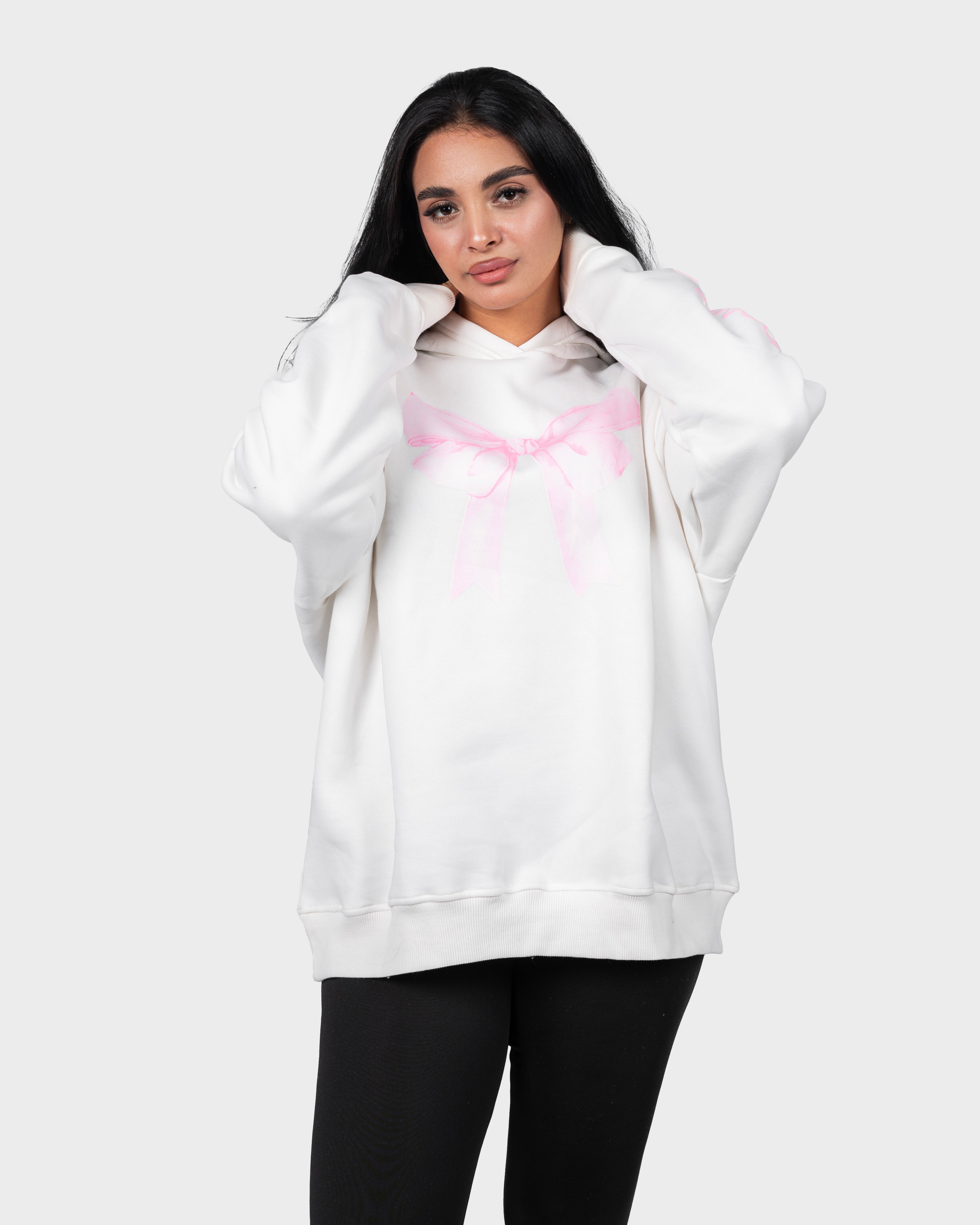 Pink Bow Hoodie