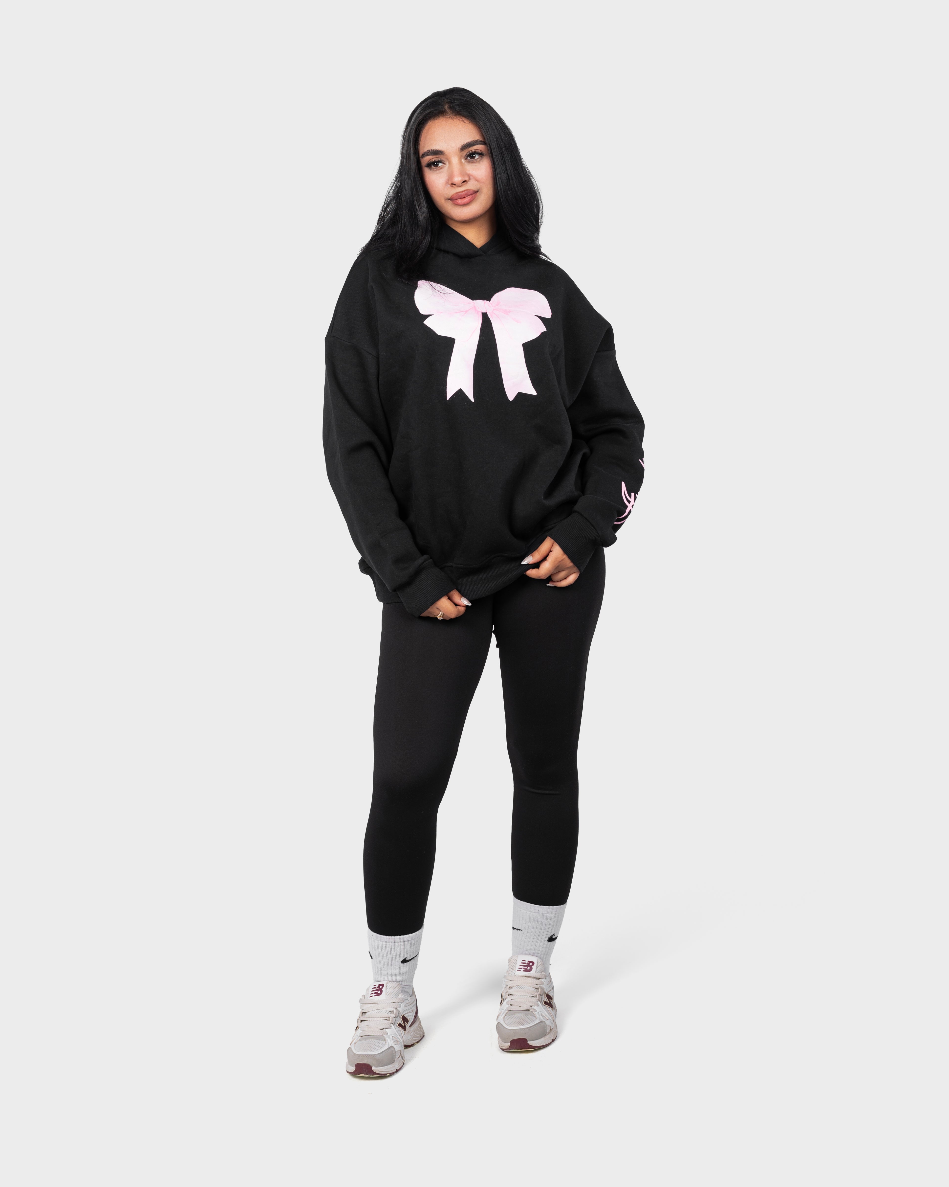 Pink Bow Hoodie