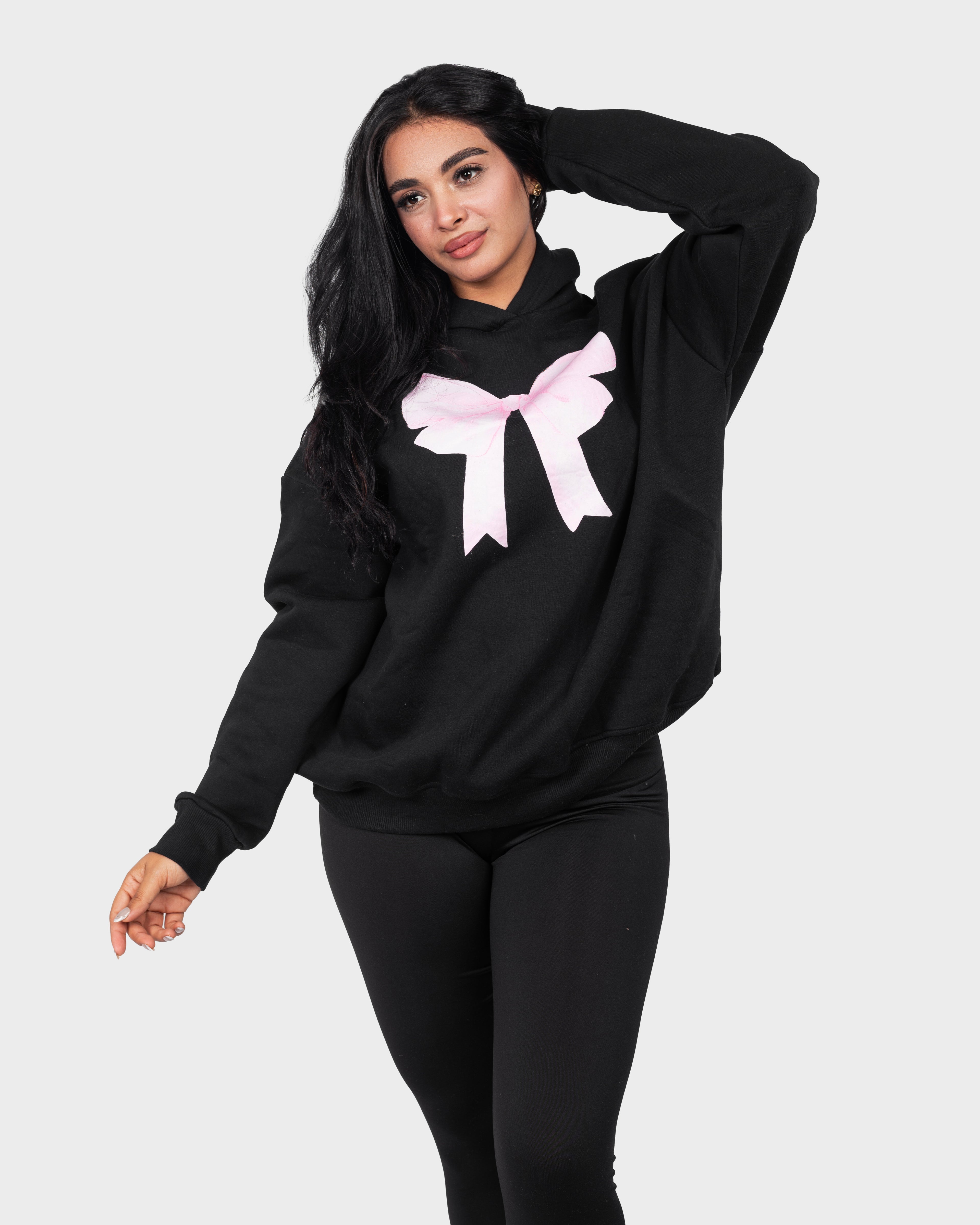 Pink Bow Hoodie